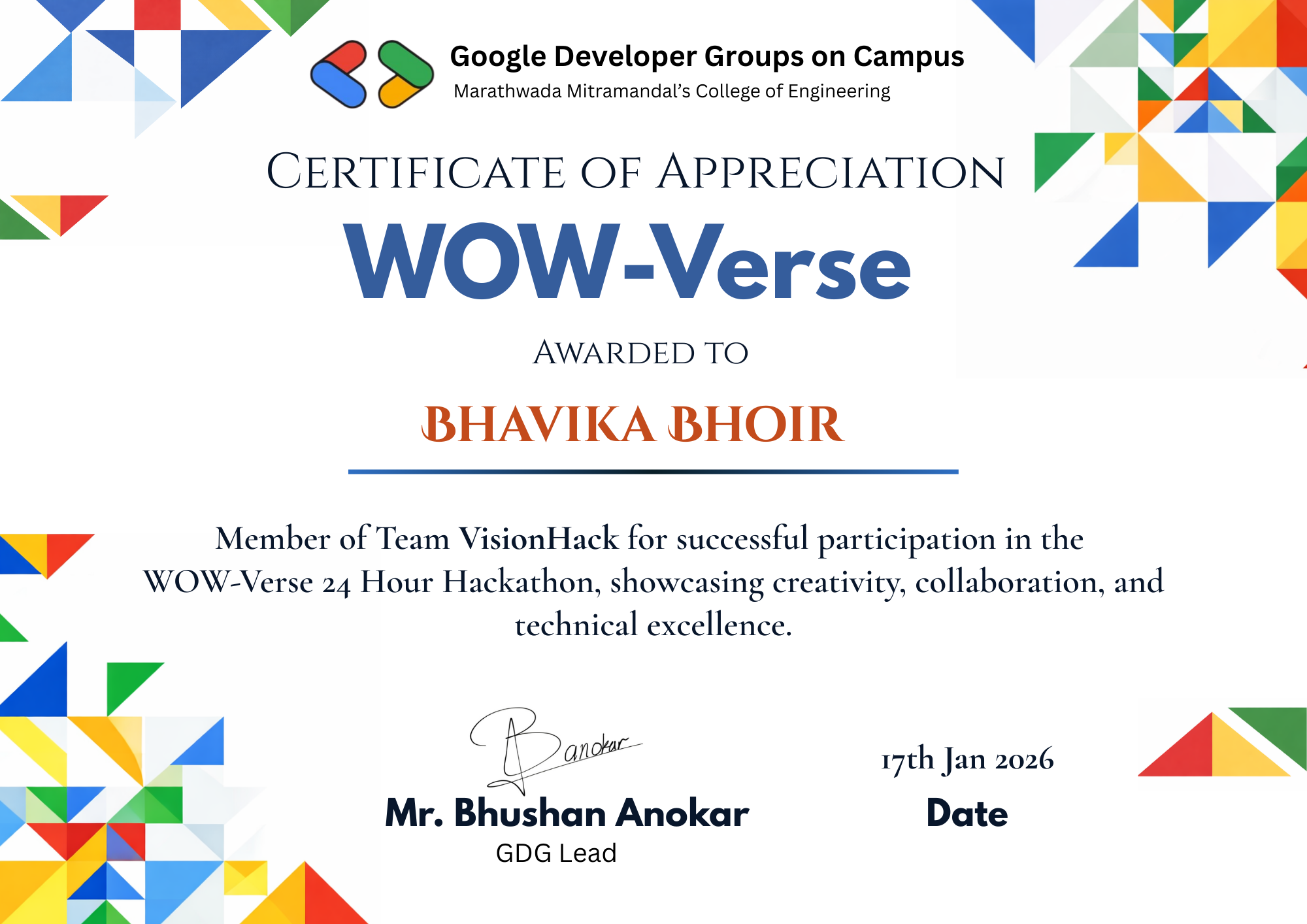 WOW Hackathon